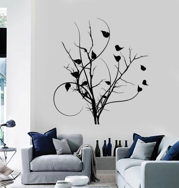 Wall Vinyl Decal Birds Tree Nature Branch Bedroom Guaranteed Quality Decor 2092Di - image 1