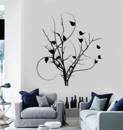 Wall Vinyl Decal Birds Tree Nature Branch Bedroom Guaranteed Quality Decor 2092Di
