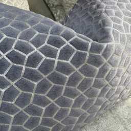 Geometric Textured Cushion Cover, Prestigious Textiles Origami Midnight Design For Sofa & Bed , All Sizes - Bespoke Pillow Cover - thumbnail 3