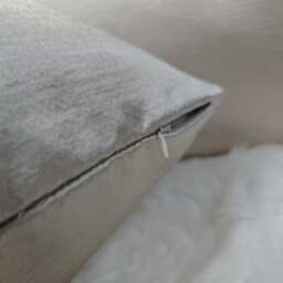 Luxury Satin Plain Cushion Cover Champagne Fabric, Elegant Home Decor Throw Pillow Cover Accent - Elegance - thumbnail 4