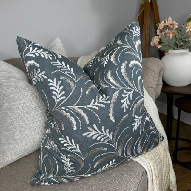 Decorative Cushion Cover, Scatter Grey Pillow Modern Cover For Sofa Or Bed, Designer Throw Pillow, 22 - image 1