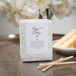 Personalised 21st Birthday Candle - Thoughtful, Unique, Gift - thumbnail 3