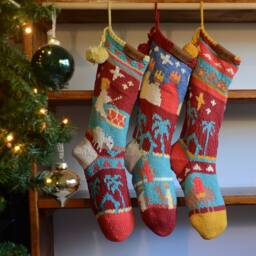 Handknit Christmas Stockings Inspired By The Nativity 2 - thumbnail 2
