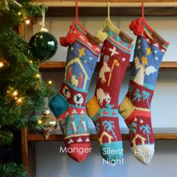 Handknit Christmas Stockings Inspired By The Nativity 2 - thumbnail 4