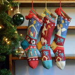 Handknit Christmas Stockings Inspired By The Nativity 2 - thumbnail 3
