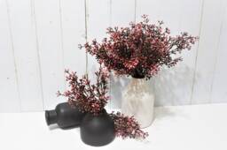 Artificial Little Berry, Red Christmas Decor, Wreath Filler, Wedding Bouquet Fillers - thumbnail 1