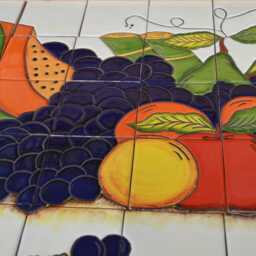 35 Pieces Mexican Tile Wall Mural With Texture - thumbnail 4