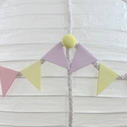 Pastel Themed Hot Air Balloon Nursery Light Shade - thumbnail 2