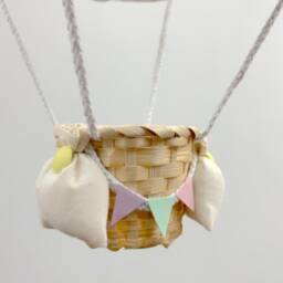 Pastel Themed Hot Air Balloon Nursery Light Shade - thumbnail 3