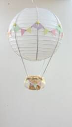 Pastel Themed Hot Air Balloon Nursery Light Shade - thumbnail 1