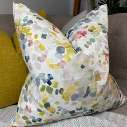 John Lewis & Partners Dapple Fabric Multicoloured - Abstract Cushion Cover, Decorative Pillow For Sofa Bed , Double Sided Made in UK