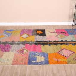 Authentic Moroccan Boujaad Rug 5x8 Ft - thumbnail 3