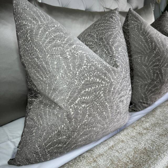 Decorative Cushion Cover, Scatter Pillow Designer Fabric - Voyage Maison Farley Elegant Cover Chesnut Soft Touch Velvet - image 1