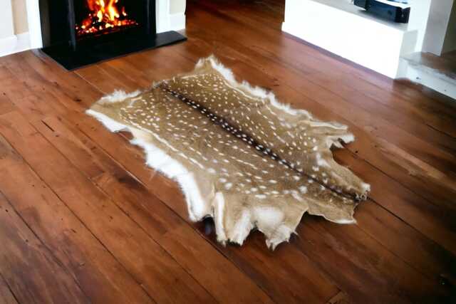 Premium Axis Deer Hide - Rug Throw Pelt - image 1