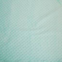 Mint, Pink & Gold Patchwork Baby Blanket - Neutral Girl Blanket, Mint Nursery, Nursery Decor - thumbnail 2