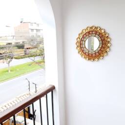 "Peruvian Mirrors ""Pink Orange 40cm" - thumbnail 3