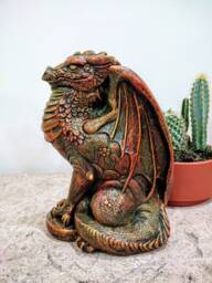 Mythical Dragon Statue 11 - thumbnail 1