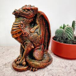 Mythical Dragon Statue 11 - thumbnail 2