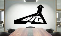 Teamwork Quote Vinyl Wall Decal Office Decor, Inspirational Art 898Re - thumbnail 1