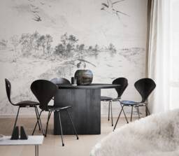 Swallow Landscape Wall Mural, Decor, Removable Wallpaper, Peel & Stick, Repositionable, Self Adhesive, Mural #147 - thumbnail 1