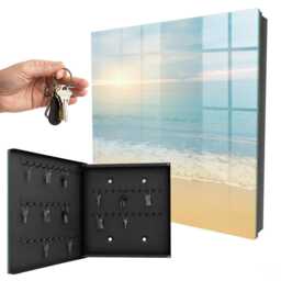 Morning Landscape Key Cabinet For Home, Turquoise Box Photographic Landscapes, Lovers Of Nature & Peace - thumbnail 1