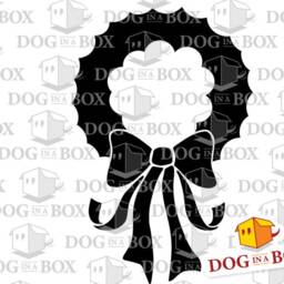 Christmas Garland Stencil Mylar Wreath Stencil For Painting On Wall, Wood Signs, Home & Furniture Decor - thumbnail 2