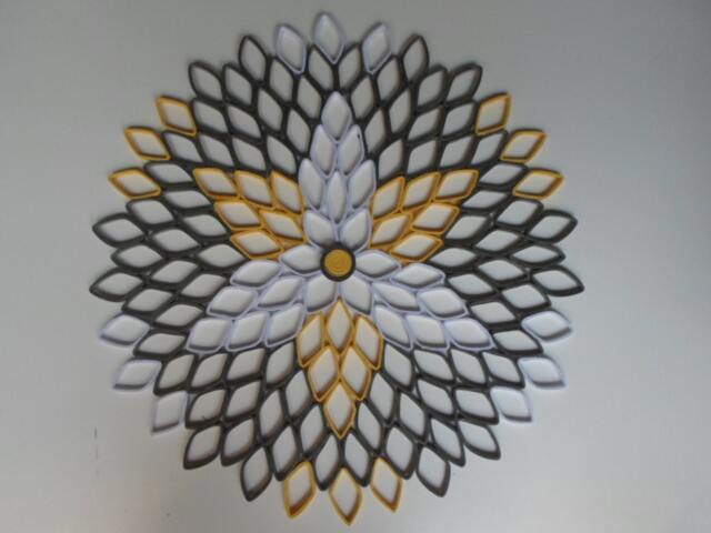 Large Paper Dahlia Wall Art Geometric Modern Decor - image 1