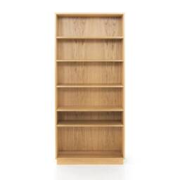 Bookcase, Bookshelf Made Of Oak Vaneer - Livlo D-R06 - thumbnail 3