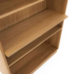 Bookcase, Bookshelf Made Of Oak Vaneer - Livlo D-R06 - thumbnail 4