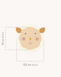 Rattan Sheep Trophy Wall Decoration For Children's & Baby's Room - thumbnail 3