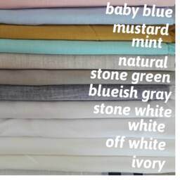 Linen Ruffle Crib Bed Skirt - 18 - thumbnail 4