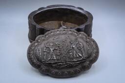 Egyptian Art Box Decorative Include Anubis Pharaonic Inscriptions Heavy Made in Egypt - thumbnail 1