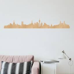 Corkline Munich Skyline Wall Pictures City Panorama Pinboard Decoration Made Of Cork Sticker Living Room Tattoo Bedroom Silhouette - thumbnail 1