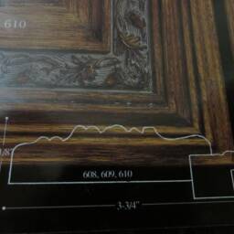 Rare Victorian Wooden Light Brown Picture Frame 16x20 Brand New - thumbnail 4