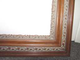 Rare Victorian Wooden Light Brown Picture Frame 16x20 Brand New - thumbnail 1