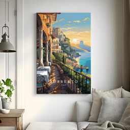 Sorrento Travel Print - Italy, Poster, Home Decor, Gift Or Canvas - thumbnail 3