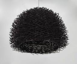 Rattan Bird Nest Pendant Light, Rustic Woven Lighting
