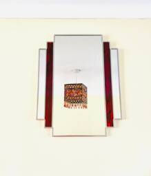 Art Deco Mirror Autumn Red - thumbnail 1