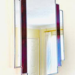 Art Deco Mirror Autumn Red - thumbnail 4