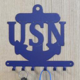 Usn Anchor Key Holder Leash [4500630]