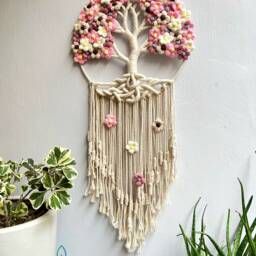 Tree Of Life Macrame Wall Hanging Boho Nursery Decor - thumbnail 4