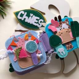 Personalised Felt Quiet Book From 6 Month To 2 Years, Educational Book, Felt Busy Book, Baby Activity Book. Activity Toys - thumbnail 3