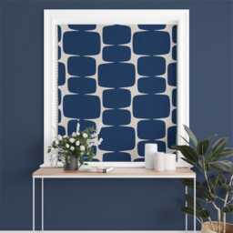 Scion - Lohko Indigo/Jasmine Made To Measure Professionally Roman Blind