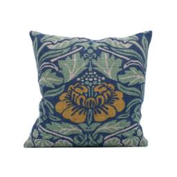William Morris - Tulip & Rose Indigo/Slate Cushion Cover Throw Pillow Designer Home Decor - thumbnail 2