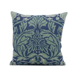 William Morris - Tulip & Rose Indigo/Slate Cushion Cover Throw Pillow Designer Home Decor - thumbnail 3