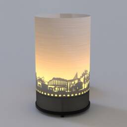 Athens Shadow Play Candle - Greek Souvenir Gift Box - thumbnail 3