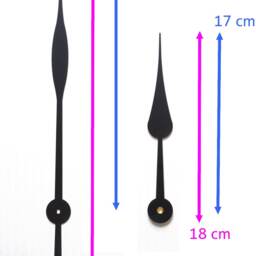Diy Clock Movement Mechanism + Large Pear Hands 17/23cm - thumbnail 3
