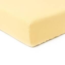 Linen Fitted Sheet in Butter Yellow, Natural Deep Pocket Bed Sheets Queen, Twin Bedding - thumbnail 2