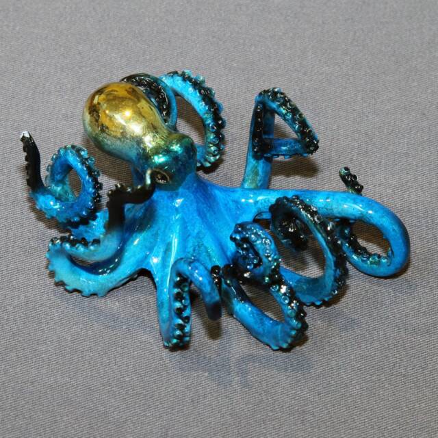 "Octopus Bronze Sculpture ""Oliver Octopus" - image 1