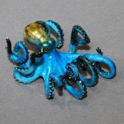 "Octopus Bronze Sculpture ""Oliver Octopus"